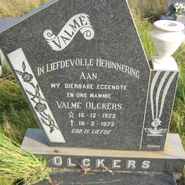 OLCKERS Valmé 1922-1972