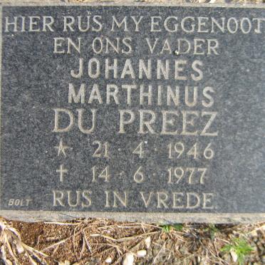 PREEZ Johannes Marthinus, du 1946-1977