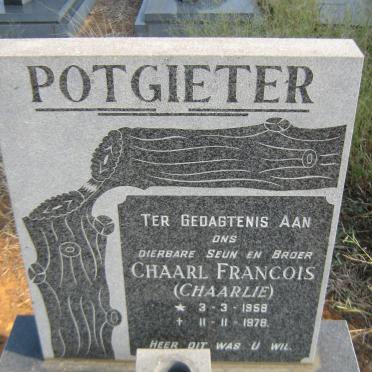 POTGIETER Chaarl Francois 1959-1978