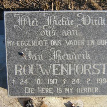 ROUWENHORST Jan Hendrik 1917-1994