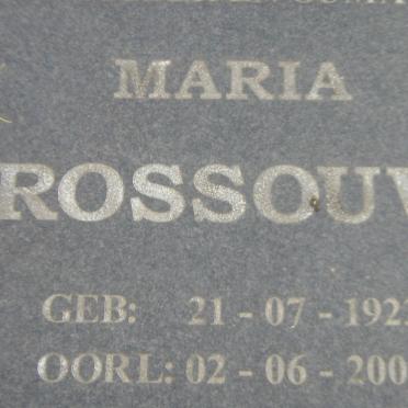 ROSSOUW Maria 1923-2001