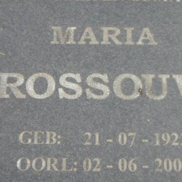 ROSSOUW Maria 1923-2001