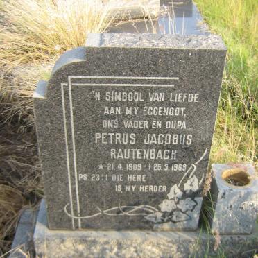 RAUTENBACH Petrus Jacobus 1909-1969
