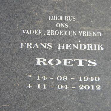 ROETS Frans Hendrik 1940-2012