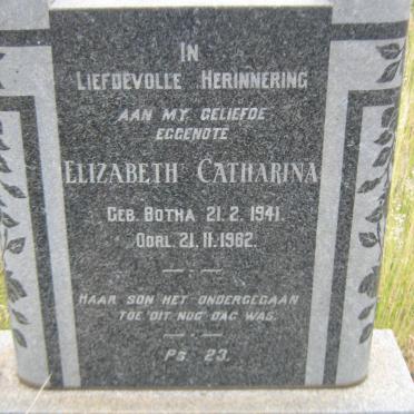 ROSSOUW Elizabeth Catharina nee BOTHA 1941-1962