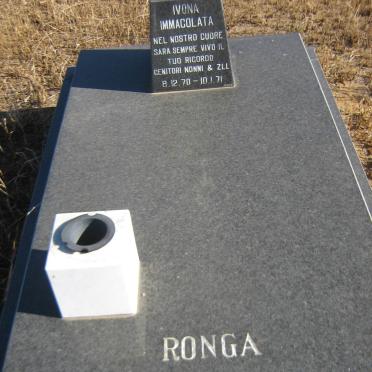 RONGA Immacolata Ivona 1970-1971