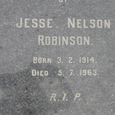 ROBINSON Jesse Nelson 1914-1963