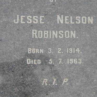 ROBINSON Jesse Nelson 1914-1963