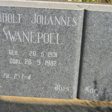SWANEPOEL Rudolf Johannes 1931-1982