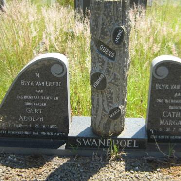 SWANEPOEL Gert Adolph 1902-1960 &amp; Catharina Margaretha E. 1907-1988