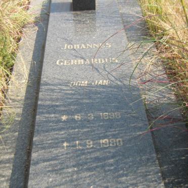 SCHALKWYK Johannes Gerhardus, van 1898-1980