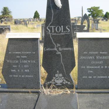 STOLS Willem Lodewyk 1926-1978 en Johanna Magrietha GROENEWALD 1929-
