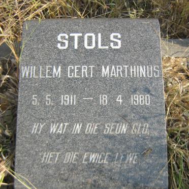 STOLS Willem Gert Marthinus 1911-1980