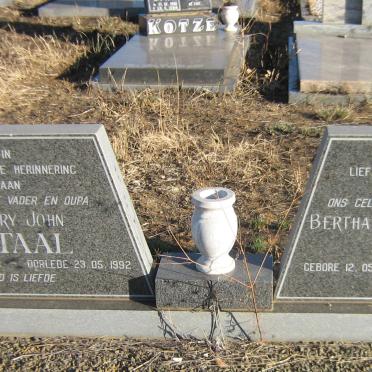 STAAL Harry John 1910-1992 &amp; Bertha Helene GAZET 1911-1992