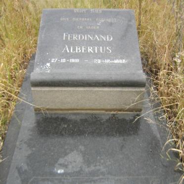 SLABBERT Ferdinand Albertus 1910-1962