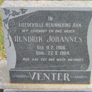 VENTER Hendrik Johannes 1906-1964