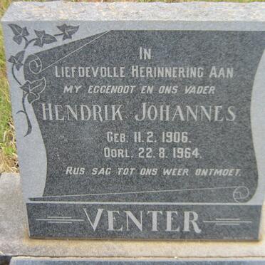 VENTER Hendrik Johannes 1906-1964