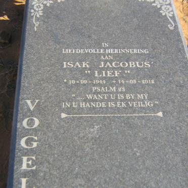 VOGEL Isak Jacobus 1944-2012
