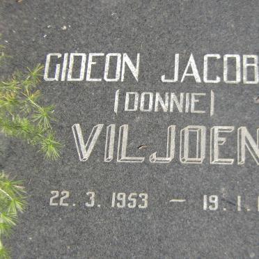 VILJOEN Gideon Jacobus 1953-1998