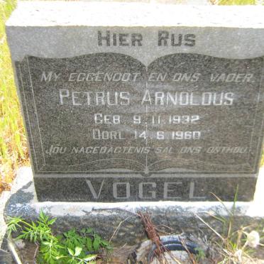 VOGEL Petrus Arnoldus 1932-1960
