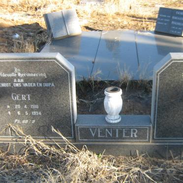 VENTER Gert 1918-1994 &amp; A.E.A. 1916-2003