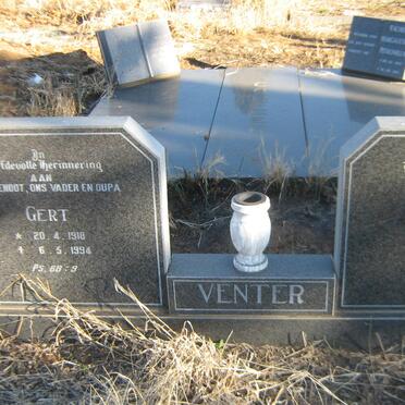 VENTER Gert 1918-1994 &amp; A.E.A. 1916-2003