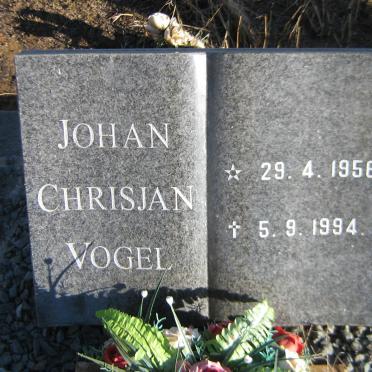 VOGEL Johan Chrisjan 1956-1994