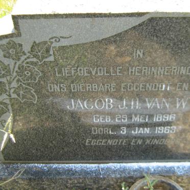 WYK Jacob J.H., van 1896-1963