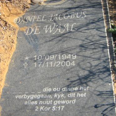 WAAL Daniel Jacobus, de 1949-2004