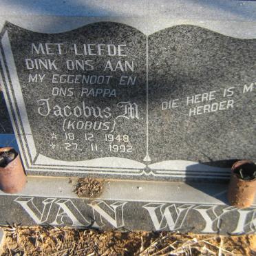 WYK Jacobus M., van 1948-1992