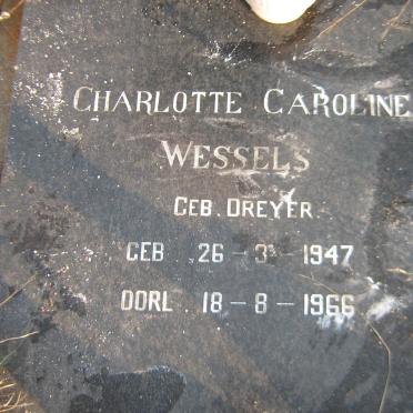 WESSELS Charlotte Caroline nee DREYER 1947-1966