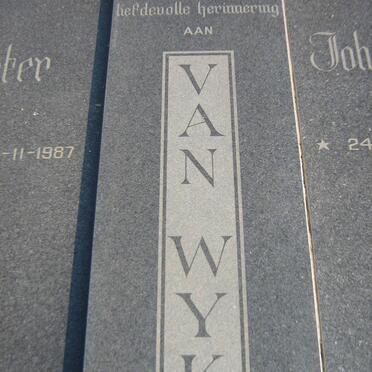 WYK Jacob Pieter, van 1908-1987 &amp; Johanna Hendrina ROETS 1902-1990