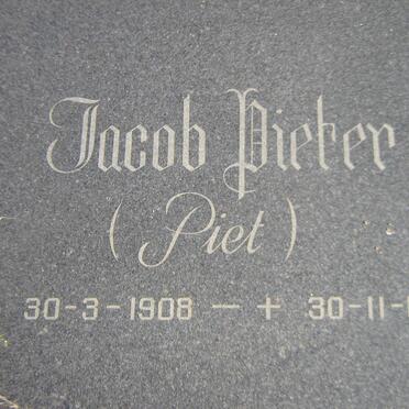 WYK Jacob Pieter, van 1908-1987 &amp; Johanna Hendrina ROETS 1902-1990