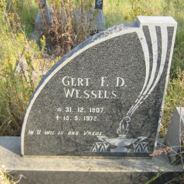 WESSELS Gert F.D. 1907-1972