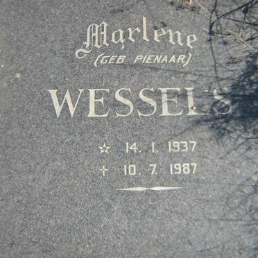 WESSELS Marlene nee PIENAAR 1937-1987