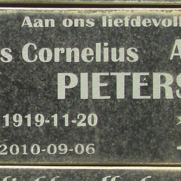 PIETERSE Lucas Cornelius 1919-2010 &amp; Anna Elsabe 1925-2012