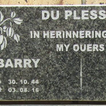 PLESSIS Barry, du 1944-2016 &amp; Magda 1948-2017