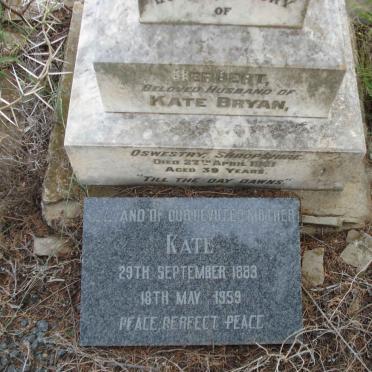 BRYAN Herbert -1921 &amp; Kate 1883-1959