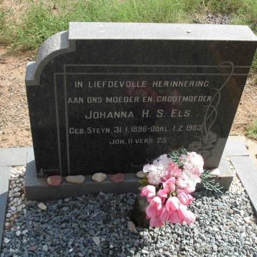 ELS Johanna H.S. nee STEYN 1896-1983