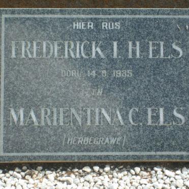 ELS Frederick I.H. -1935 &amp; Marientina C.