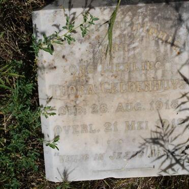 GELDENHUYS Thora 1918-1919