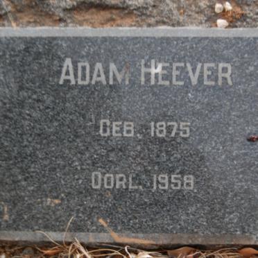 HEEVER Adam 1875-1958