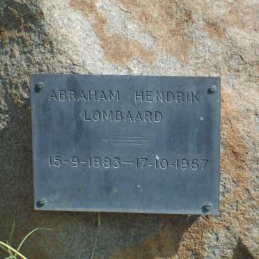 LOMBAARD Abraham Hendrik 1883-1967