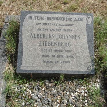 LIEBENBERG Albertus Johannes 1907-1949