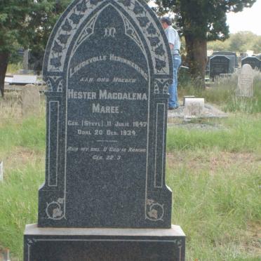 MAREE Hester Magdalena nee STEYL 1847-1934