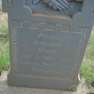 MAREE Petrus Stefanus 1855-1933