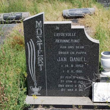MOSTERT Jan Daniel 1952-1981