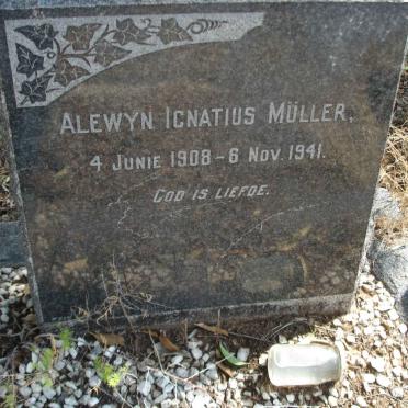 MULLER Alewyn Ignatius 1908-1941