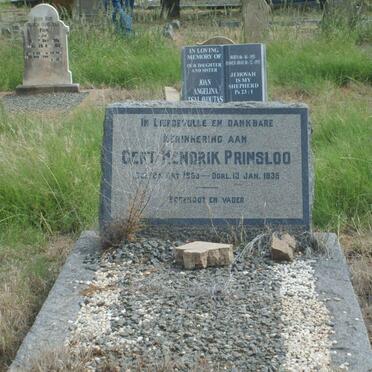 PRINSLOO Gert Hendrik 1863-1935