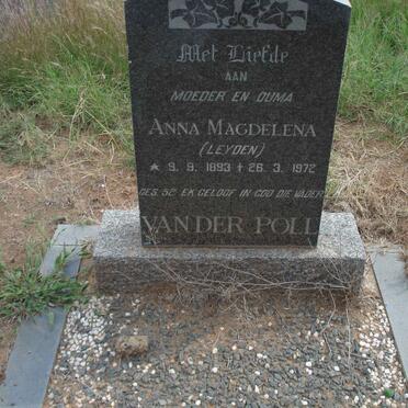 POLL Anna Magdelena, van der  nee LEYDEN 1893-1972